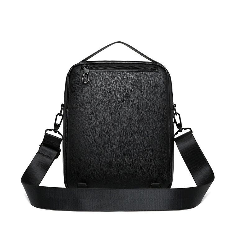 Whatna 厚 手 レザー ショルダーバッグ メンズ 3way ボディ斜め掛け胸バッグ 手提げバッグ セカンドバッグ 手持げバッグ革Ipad 10.5収納可 カジュアル フォーマル ビジネス 通学 通勤 結婚式 肩掛けバッグ 自転車かばん プレゼント男性-3