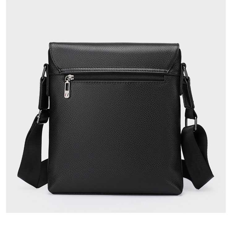 Whatna 2way 天然 牛革 ショルダーバッグ メンズ 斜め掛け胸バッグipad 9.7 収納可 縦型 メンズ ビジネス かばん 小さめメッセンジャーバッグ カジュアル フォーマル  通学 通勤 結婚式 肩掛けバッグ 自転車かばん プレゼント紳士用 男性用-3