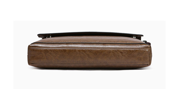 Whatna 革 ショルダーバッグ メンズ 斜め掛け ボディバッグ 胸バッグ 厚 手 レザー横型 大さめビジネスバッグ A4サイズ収納可 肩掛け 通勤 通学 斜めがけバッグ 防水 バッグ 自転車 かばん男性用NB001-4