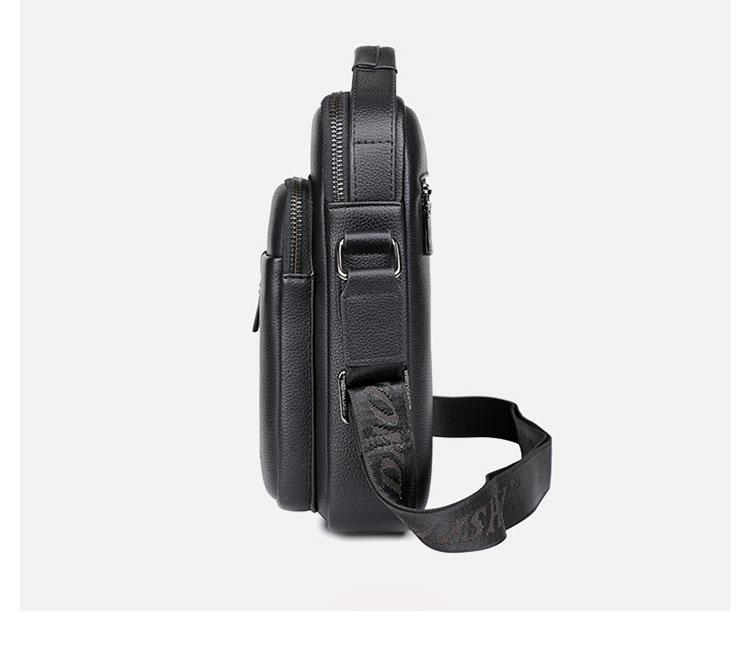 Whatna 牛革 ショルダーバッグ メンズ 3way斜め掛け胸バッグ 手提げバッグ セカンドバッグ 手持げバッグ 厚 手 レザー Ipad 9.7収納可カジュアル フォーマル ビジネス 通学 通勤 結婚式 肩掛けバッグ 自転車かばん プレゼント男性-2