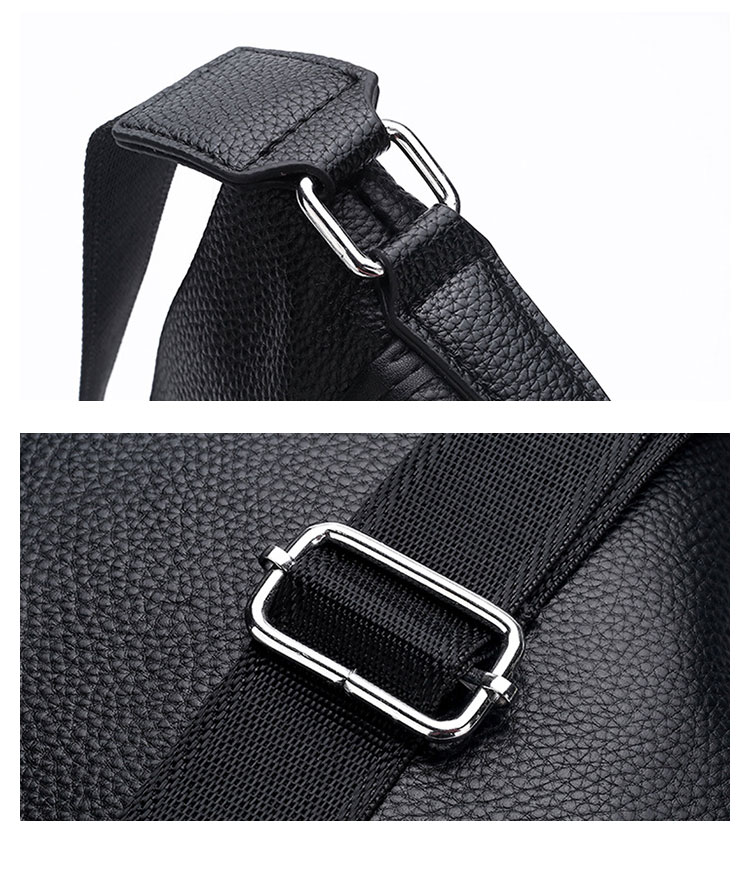 Whatna 2way 天然 牛革 ショルダーバッグ メンズ 斜め掛け胸バッグipad 9.7 収納可 縦型 メンズ ビジネス かばん 小さめメッセンジャーバッグ カジュアル フォーマル  通学 通勤 結婚式 肩掛けバッグ 自転車かばん プレゼント紳士用 男性用-7