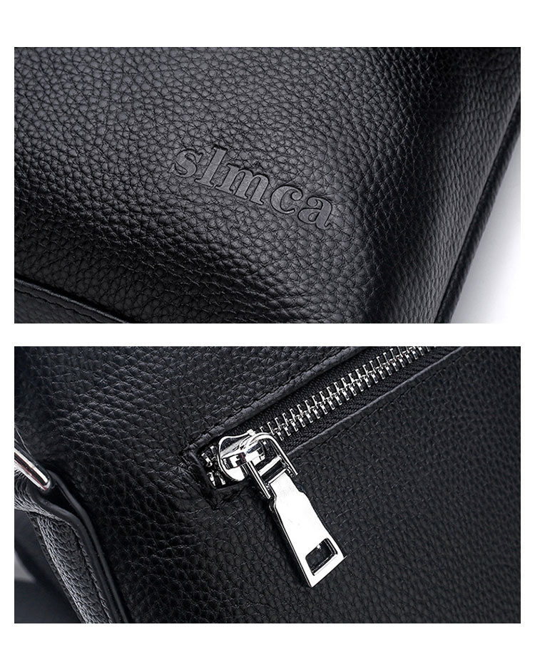 Whatna 2way 天然 牛革 ショルダーバッグ メンズ 斜め掛け胸バッグipad 9.7 収納可 縦型 メンズ ビジネス かばん 小さめメッセンジャーバッグ カジュアル フォーマル  通学 通勤 結婚式 肩掛けバッグ 自転車かばん プレゼント紳士用 男性用-6