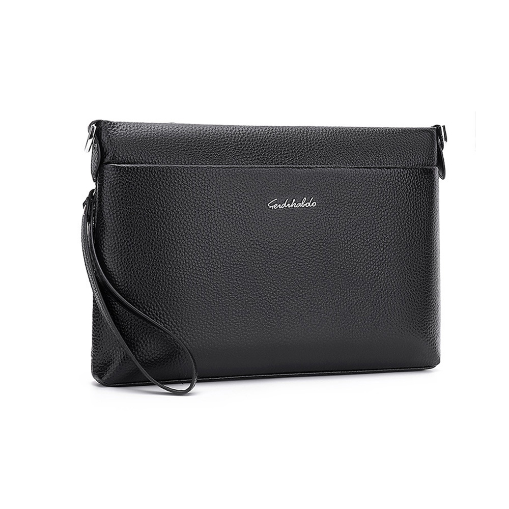 Whatna クラッチ・セカンドバッグ クラッチバッグ メンズ A4サイズ対応 ファイルバッグ 封筒袋 レザー 革セカンドポーチ 大容量 紳士用 男性用 手持ちバッグ 結婚式 冠婚葬祭 クラッチポーチ ブラウン ブラック 全2色-9