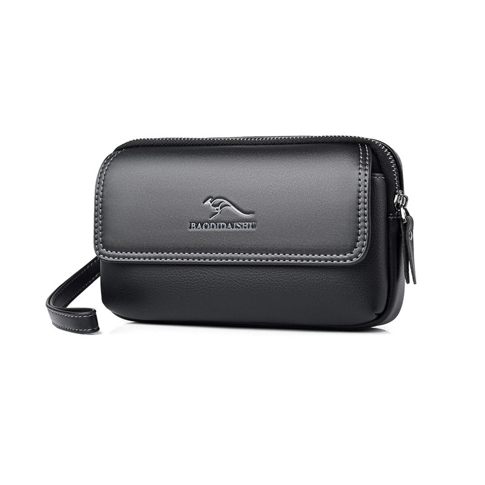 Whatna クラッチ・セカンドバッグ クラッチバッグ メンズ A4サイズ対応 ファイルバッグ 封筒袋 レザー 革セカンドポーチ 大容量 紳士用 男性用 手持ちバッグ 結婚式 冠婚葬祭 クラッチポーチ ブラウン ブラック 全2色-17