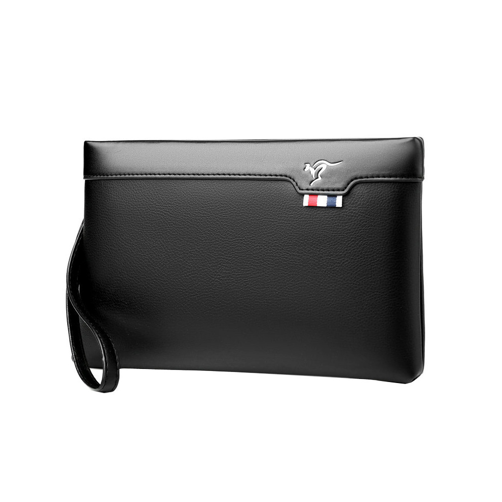 Whatna クラッチ・セカンドバッグ クラッチバッグ メンズ A4サイズ対応 ファイルバッグ 封筒袋 レザー 革セカンドポーチ 大容量 紳士用 男性用 手持ちバッグ 結婚式 冠婚葬祭 クラッチポーチ ブラウン ブラック 全2色-10