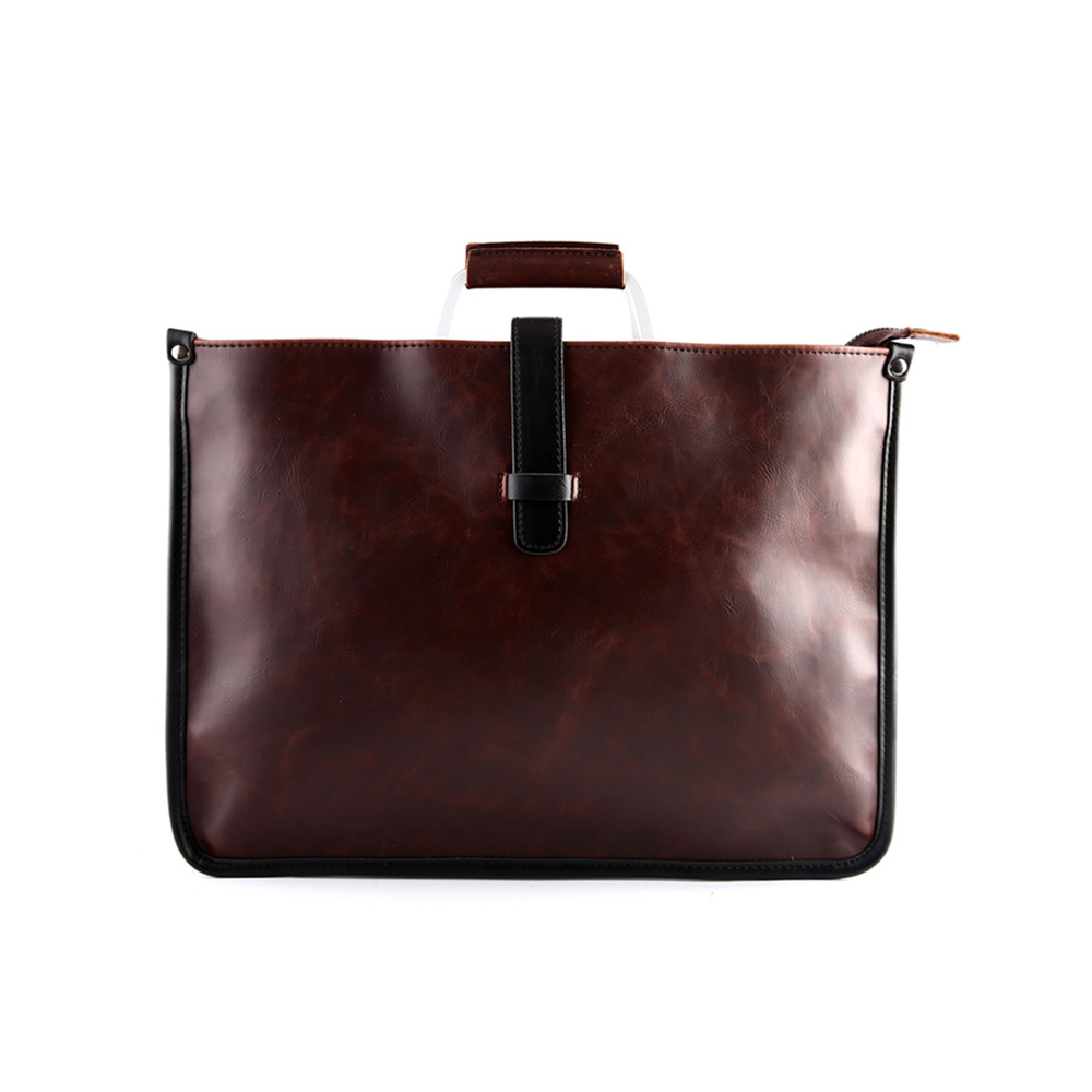 Whatna クラッチ・セカンドバッグ クラッチバッグ メンズ A4サイズ対応 ファイルバッグ 封筒袋 レザー 革セカンドポーチ 大容量 紳士用 男性用 手持ちバッグ 結婚式 冠婚葬祭 クラッチポーチ ブラウン ブラック 全2色-15