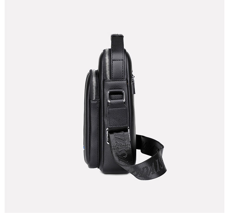 Whatna 牛革 ショルダーバッグ メンズ 3way斜め掛け胸バッグ 手提げバッグ セカンドバッグ 手持げバッグ 厚 手 レザー Ipad 9.7収納可カジュアル フォーマル ビジネス 通学 通勤 結婚式 肩掛けバッグ 自転車かばん プレゼント男性-2