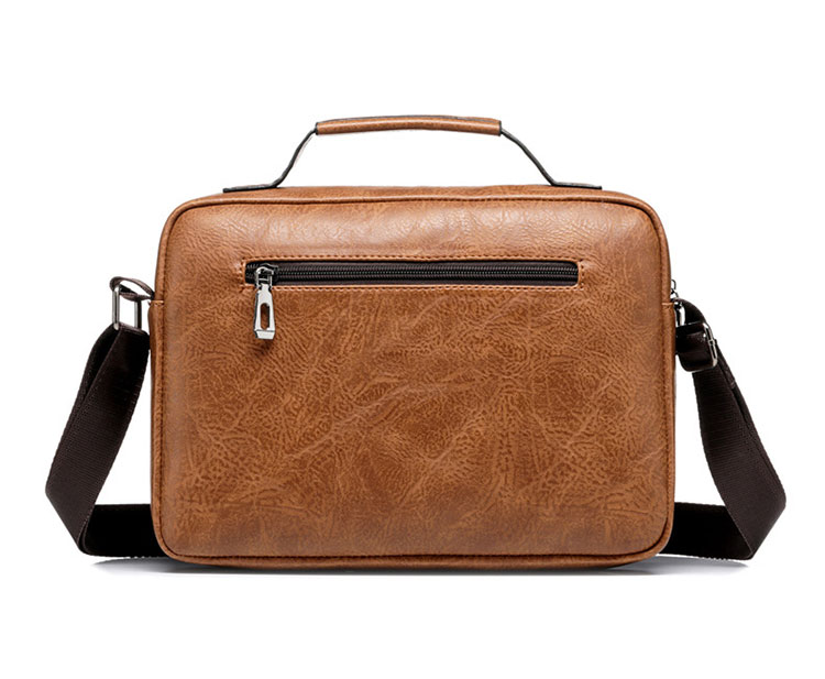 Whatna 革 ショルダーバッグ メンズ 3way 斜め掛け胸バッグ 手提げバッグ 手持げバッグ セカンドバッグ Ipad 10.5収納可 横型 カジュアル フォーマル ビジネス 通学 通勤 肩掛けバッグ 自転車かばん プレゼント男性3981-2