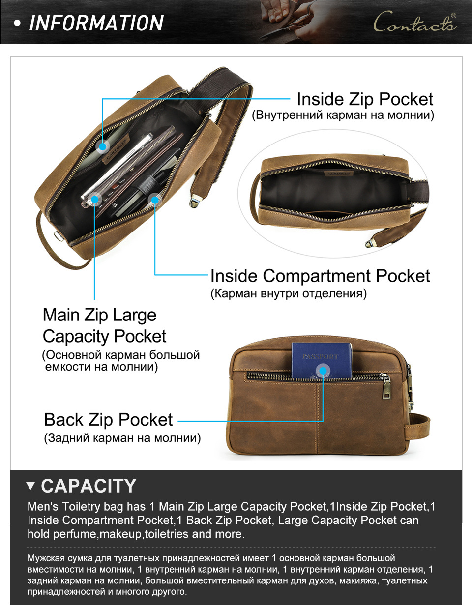 Whatna 2way 天然 牛 革 ミニセカンドバッグ メンズ クラッチ バッグ 化粧バッグ 化粧ケース 厚手 本革 レザー カジュアル フォーマル 冠婚葬祭 結婚式 バッグ 化粧ポーチ 紳士用 男性用 MC1030-5