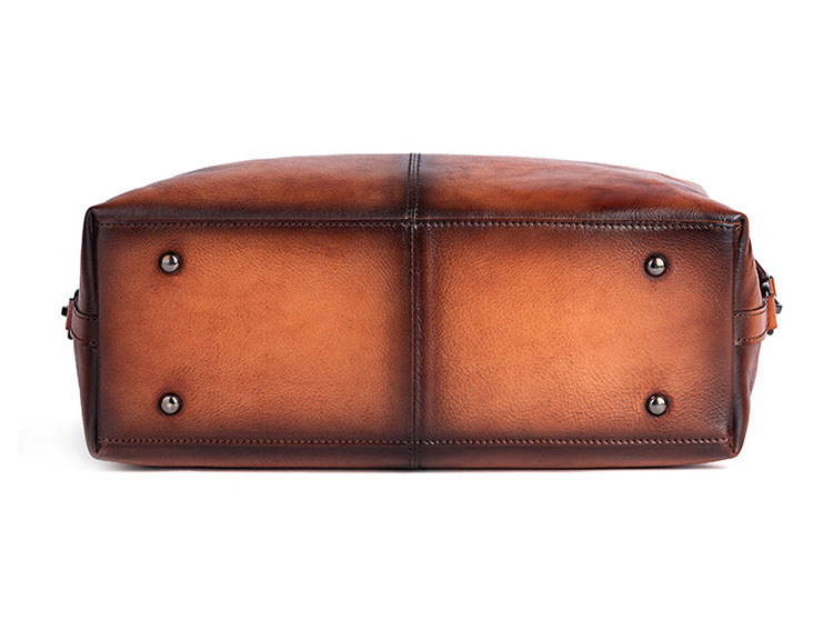 Whatnaアンティーク風合い鞣し天 然 牛革 ビジネスバッグメンズ 2way ショルダー 手提げバッグ ブリーフケース2室仕切 14インチPC対応 旅行 出張 通勤 通学 就活 面接 バッグ かばん 男性用2031-4