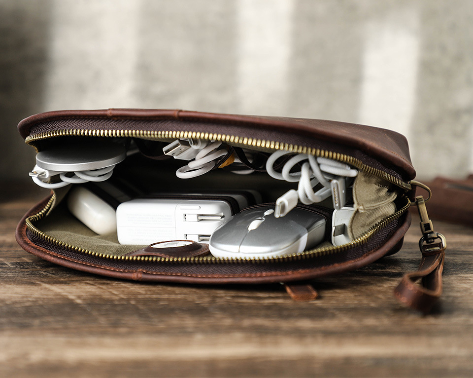 Whatna 2way 天然 牛 革 ミニセカンドバッグ メンズ クラッチ バッグ 化粧バッグ 化粧ケース 厚手 本革 レザー カジュアル フォーマル 冠婚葬祭 結婚式 バッグ 化粧ポーチ 紳士用 男性用 CF3041-9