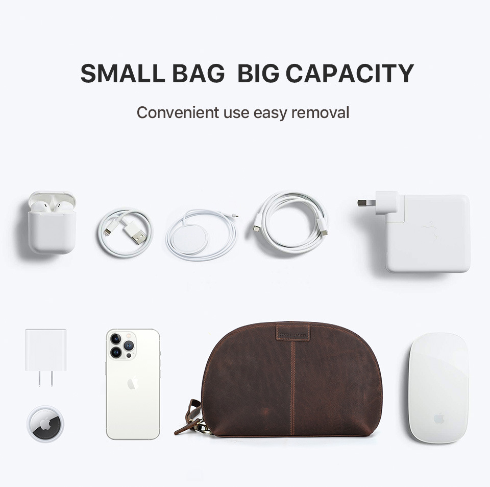 Whatna 2way 天然 牛 革 ミニセカンドバッグ メンズ クラッチ バッグ 化粧バッグ 化粧ケース 厚手 本革 レザー カジュアル フォーマル 冠婚葬祭 結婚式 バッグ 化粧ポーチ 紳士用 男性用 CF3041-10