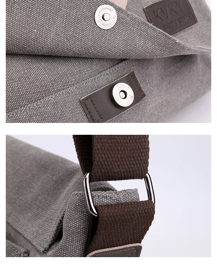 Whatna ショルダーバッグ メンズ 斜め掛け ボディーバッグ 胸バッグ肩掛け ワンショルダー バッグ メッセンジャーバッグ 帆布 大容量 A4 IpadAir13.3収納可 男女兼用-11