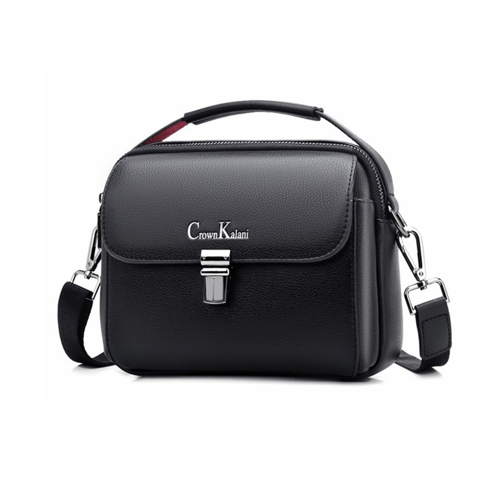 Whatna ショルダーバッグ メンズ メッセンジャーバッグ 縦型 小さめ ビジネスバッグ 9.7インチipad収納可 本 革通勤 通学 斜めがけバッグ オシャレ な シンプル な 実用 自転車 かばん男性用-1