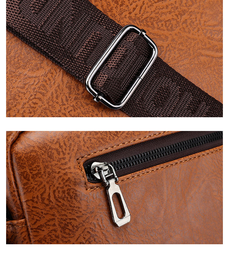 Whatna 革 ショルダーバッグ メンズ 3way 斜め掛け胸バッグ 手提げバッグ 手持げバッグ セカンドバッグ キーリング付 Ipad 10.5収納可 横型 カジュアル フォーマル ビジネス 通学 通勤 肩掛けバッグ 自転車かばん プレゼント男性3978-6