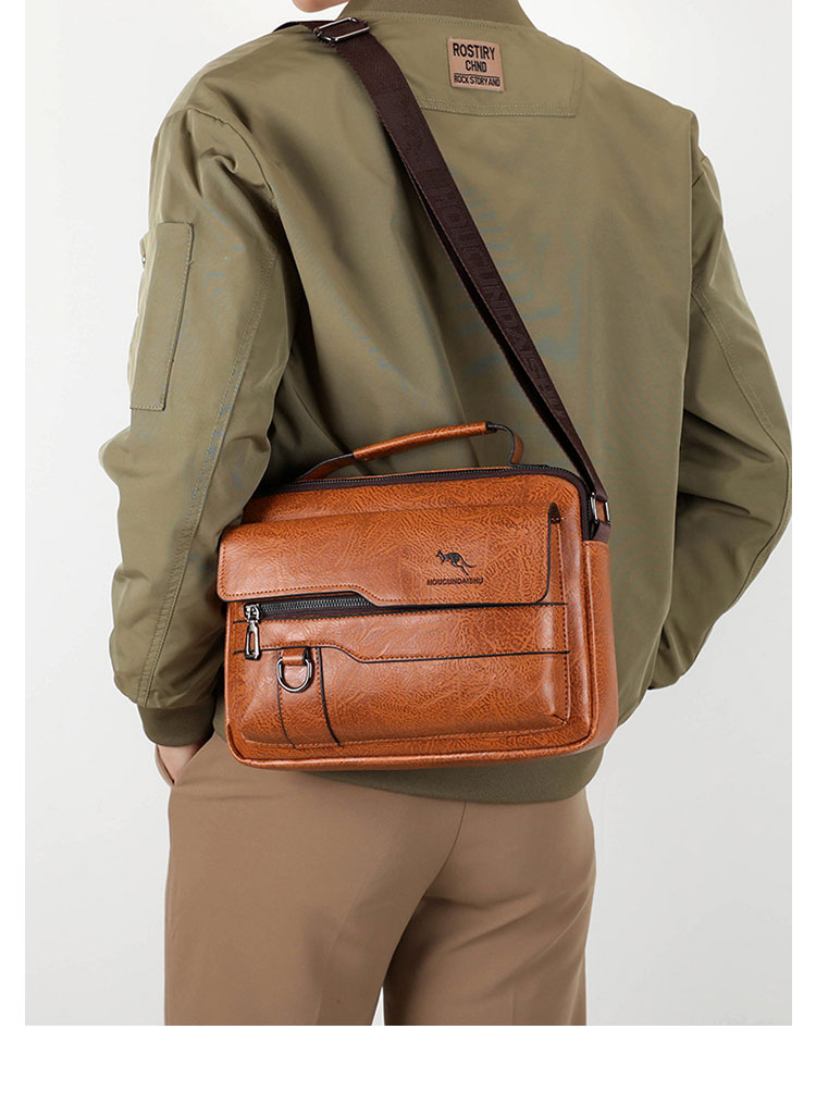 Whatna 革 ショルダーバッグ メンズ 3way 斜め掛け胸バッグ 手提げバッグ 手持げバッグ セカンドバッグ キーリング付 Ipad 10.5収納可 横型 カジュアル フォーマル ビジネス 通学 通勤 肩掛けバッグ 自転車かばん プレゼント男性3978-8