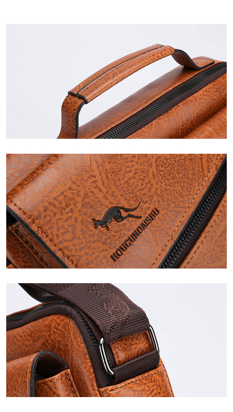 Whatna 革 ショルダーバッグ メンズ 3way 斜め掛け胸バッグ 手提げバッグ 手持げバッグ セカンドバッグ キーリング付 Ipad 10.5収納可 横型 カジュアル フォーマル ビジネス 通学 通勤 肩掛けバッグ 自転車かばん プレゼント男性3977-5