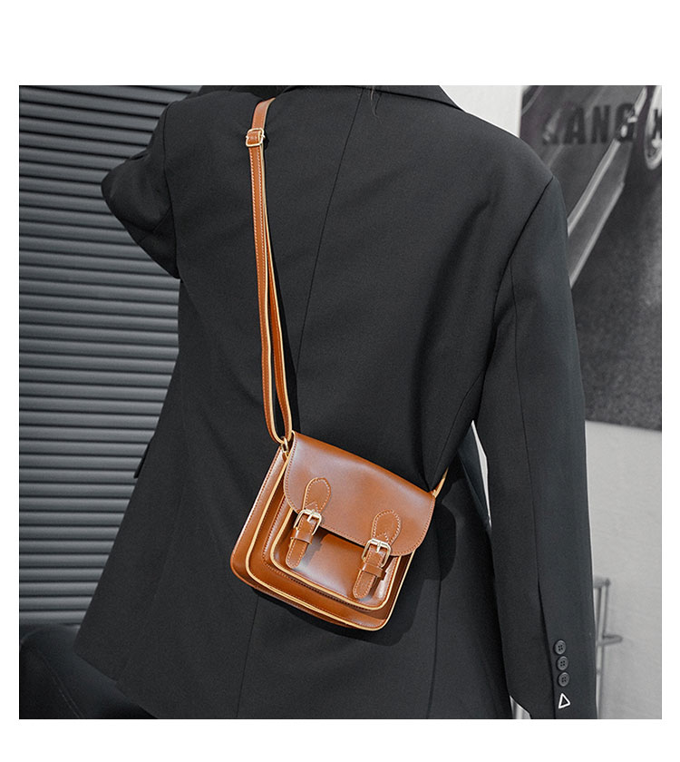 Whatna ミニショルダーバッグ メンズ 斜めがけ ミニボディバッグ 胸バッグ ショルダーミニポーチ 革 縦型 軽量 小型 小さめメッセンジャーバッグビジネス 通学 ミニバッグ通勤鞄 自転車 かばん 男性用 黒 (XM-D666)-7