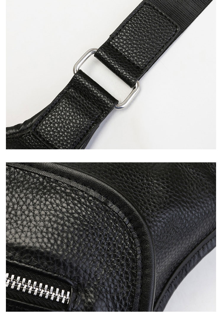 Whatna 天然 牛革ショルダーバッグ メンズ 斜め掛け ボディーバッグ 肩掛け ワンショルダー バッグ 胸バッグ 大容量 本 革A4 防水 軽量 男女兼用-11