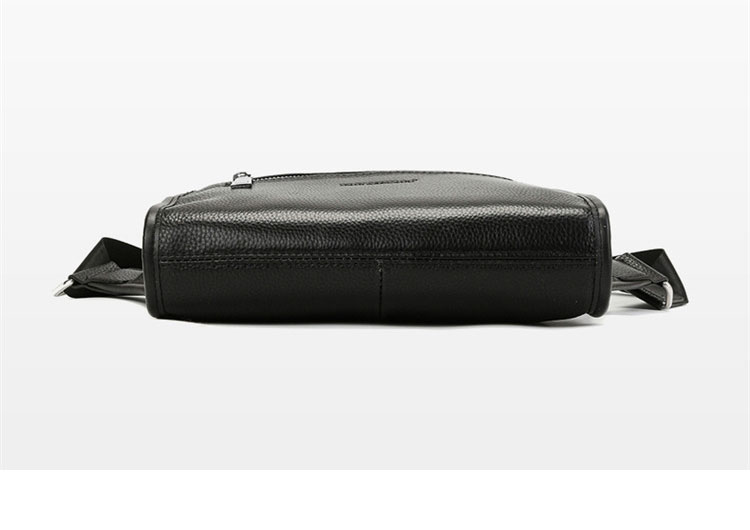 Whatna 天然 牛革ショルダーバッグ メンズ 斜め掛け ボディーバッグ 肩掛け ワンショルダー バッグ 胸バッグ 大容量 本 革A4 防水 軽量 男女兼用-5