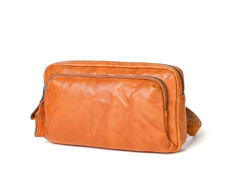 Whatna アンティーク風合い鞣し天 然 牛革 セカンド バッグ メンズ 3way クラッチ ショルダーバッグ 肩掛けバッグ胸バッグ 小さい ショルダーベルト付 ハンドストラップ付 本革 結婚式 バッグ ビジネス フォーマル 冠婚葬祭 バッグ紳士用 男性用 黒 31180-1