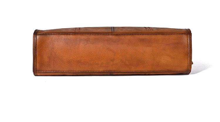 Whatna アンティーク風合い鞣し天 然 牛革 ビジネスバッグメンズ 2way ショルダー 手提げバッグ ブリーフケース15.6インチPC対応 旅行 出張 通勤 通学 就活 面接 バッグ かばん 男性用13747-4