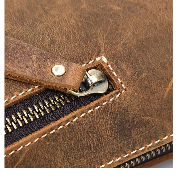 Whatna 天然牛 革 斜めがけ ボディバッグ ワンショルダー メンズ 本革 厚手 レザー9550-7