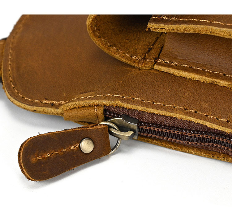 Whatna 天然牛 革 斜めがけ ボディバッグ ワンショルダー メンズ 本革 厚手 レザー Ipadmini収納可7165-12