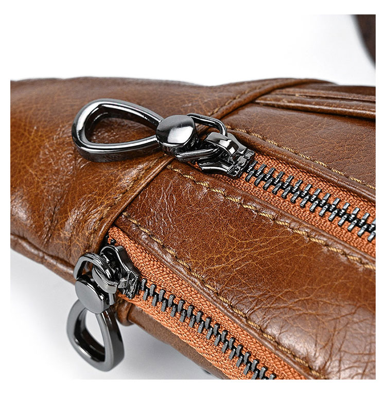 Whatna 天 然牛 革 斜めがけ ボディバッグ ワンショルダー メンズ 本革 厚手 レザー9050-12