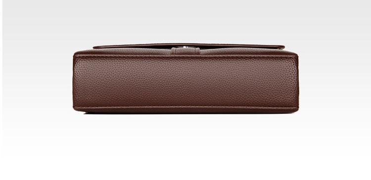 Whatna 革 フラップ ショルダーバッグ メンズ 3室仕切 盗難防止A4 ipad 10.5 収納可 縦型 メンズ ビジネスかばん斜めがけ 小さめメッセンジャーバッグ 斜め掛け通学通勤バッグ 肩掛けバッグ 紳士用 男性用-5