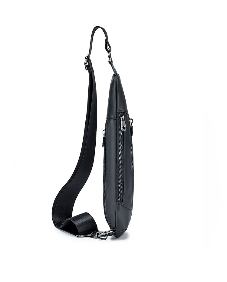 Whatna 天然牛 革 斜めがけ ボディバッグ ワンショルダー メンズ 本革 厚手 レザー91022-2