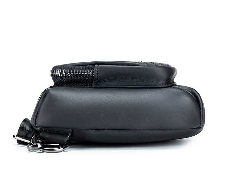 Whatna 天然牛 革 斜めがけ ボディバッグ ワンショルダー メンズ 本革 厚手 レザー91023-4