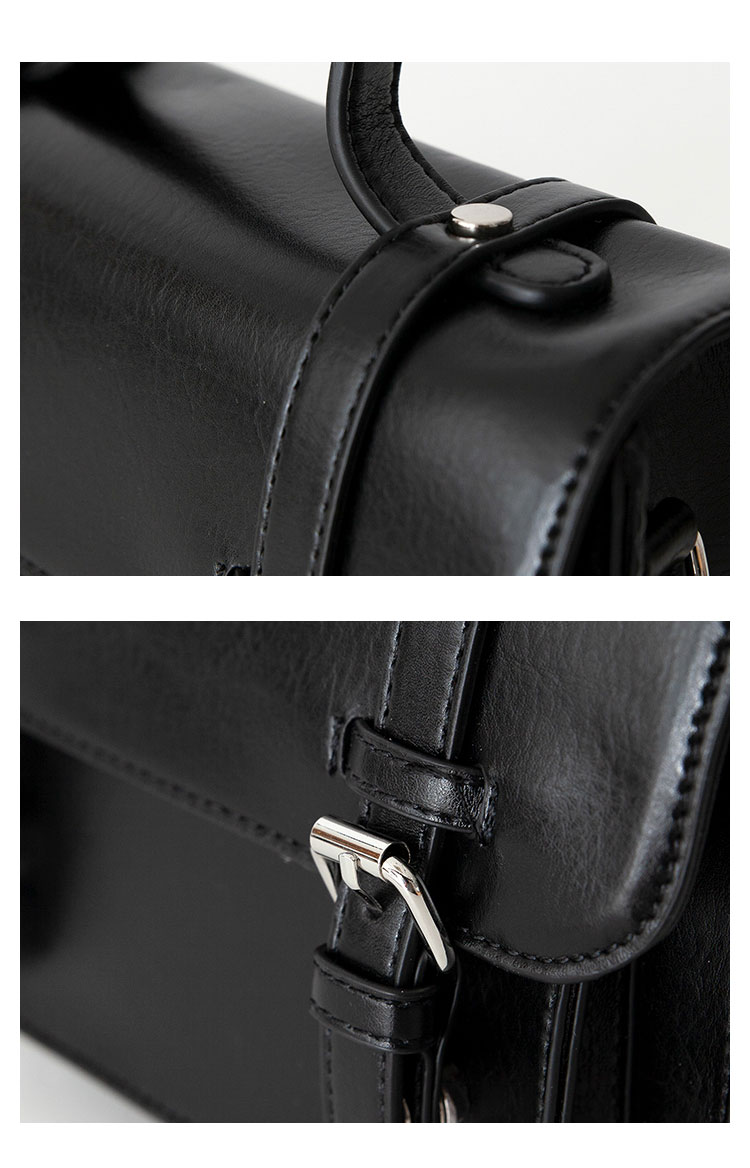 Whatna pu革 ミニセカンド バッグ メンズ 3way 斜め掛け 手提げバッグ クラッチ ショルダーバッグ 小さい ショルダーベルト付属 結婚式 バッグ ビジネス フォーマル 冠婚葬祭 バッグ紳士用 男性用 黒-7