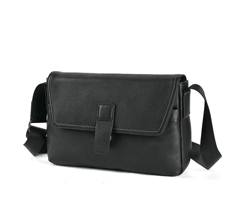 Whatna アンティーク風合い鞣し天 然 牛革ショルダーバッグ メンズ メッセンジャーバッグ 小さめ ビジネスバッグ A4 ipad 10.5収納可 本革通勤 通学 斜めがけバッグ 自転車 かばん男性用 黑13767-1