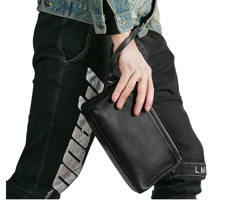 Whatna アンティーク風合い鞣し天 然 牛革ミニショルダーバッグ メンズ メッセンジャーバッグ 小さめ ビジネスバッグ ipad mini収納可 本革通勤 通学 斜めがけバッグ 自転車 かばん男性用 黑137033-10