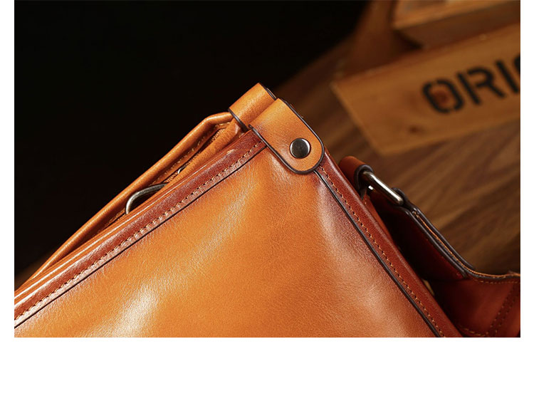 Whatna アンティーク風合い鞣し天 然 牛革ショルダーバッグ メンズ メッセンジャーバッグ 小さめ ビジネスバッグ A4 ipad 10.5収納可 本革通勤 通学 斜めがけバッグ 自転車 かばん男性用 黑6139-9