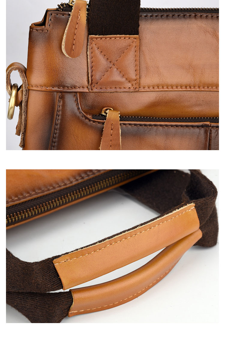 Whatna ワンショルダーメンズ ボディバッグ 斜め掛けバッグ肩掛け 胸バッグ 手提げバッグ メッセンジャーバッグ PUレザー2室仕切 大容量 イヤホン穴付 キーリング付 左右に付け替え可 軽量 男女兼用-9