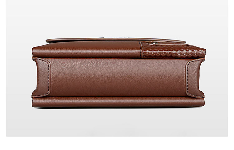 Whatna 革 フラップ ショルダーバッグ メンズバッグ 盗難防止3室仕切 ipad 10.5 収納可 縦型 メンズ ビジネスかばん斜めがけ 小さめメッセンジャーバッグ 斜め掛け通学通勤バッグ 肩掛けバッグ 紳士用 男性用-5