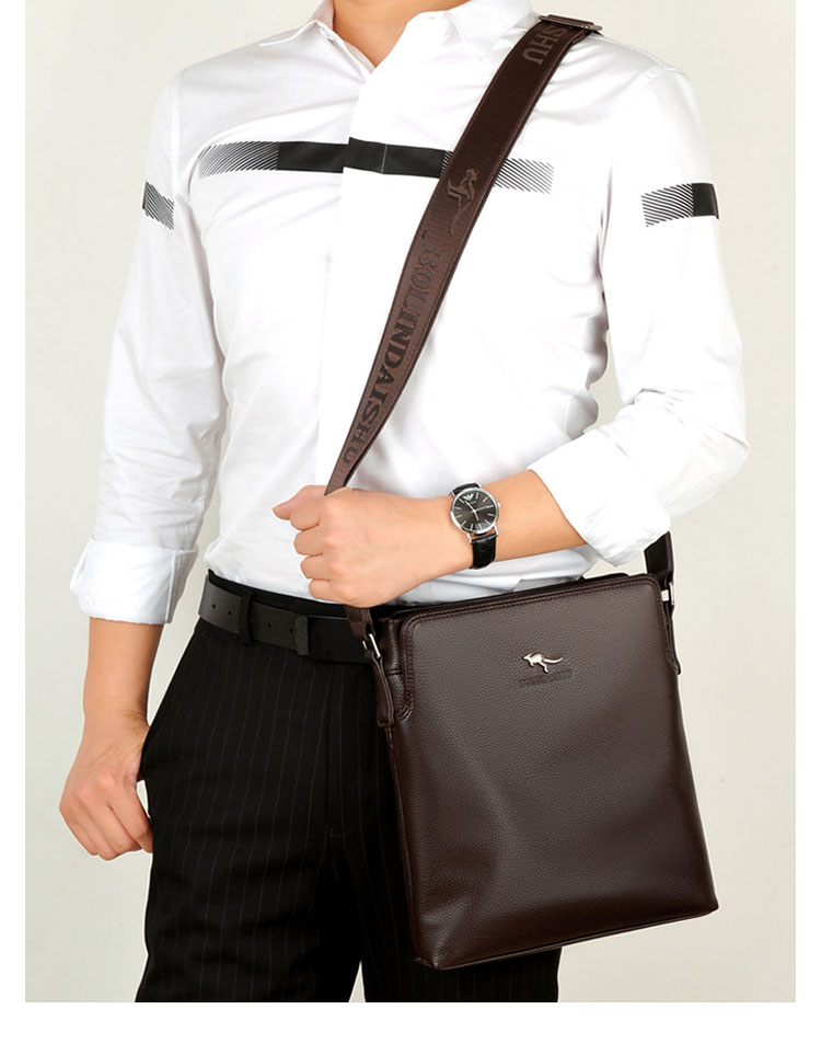 Whatna革 フラップ ショルダーバッグ メンズバッグ 盗難防止ipad 10.5 収納可 縦型 メンズ ビジネスかばん斜めがけ 小さめメッセンジャーバッグ 斜め掛け通学通勤バッグ 肩掛けバッグ 紳士用 男性用-9