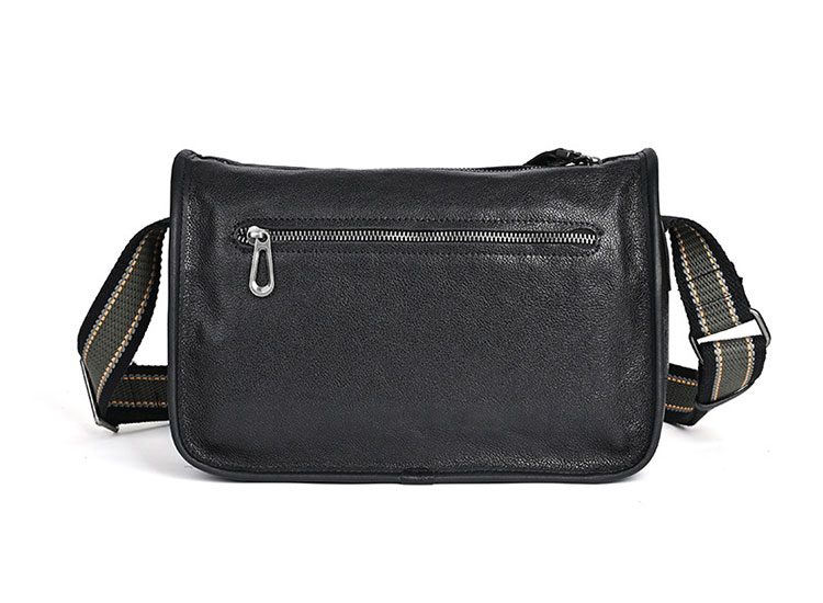 Whatna アンティーク風合い鞣し天 然 牛革ショルダーバッグ メンズ メッセンジャーバッグ 小さめ ビジネスバッグ ipad 10.5収納可 本革通勤 通学 斜めがけバッグ 自転車 かばん男性用 黑MZ-03-2