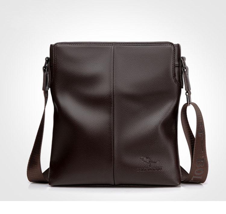 Whatna革 フラップ ショルダーバッグ メンズバッグ 盗難防止ipad 10.5 収納可 縦型 メンズ ビジネスかばん斜めがけ 小さめメッセンジャーバッグ 斜め掛け通学通勤バッグ 肩掛けバッグ 紳士用 男性用-3