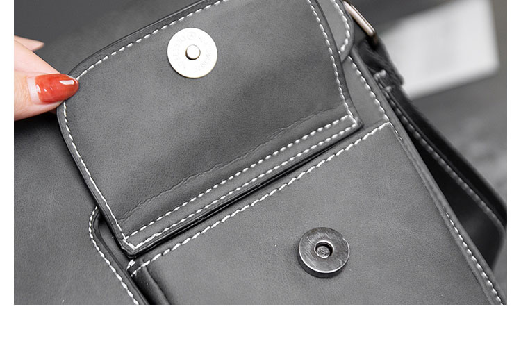 Whatna ミニショルダーバッグ メンズ ポシェット 横型 ショルダーミニポーチ 革 軽量 小型 人気型 耐久性 小さめメッセンジャーバッグ斜め掛け ビジネス 通学 通勤鞄 軽量 実用 自転車 かばん男性用 ブラウン 黒 XM7002-9