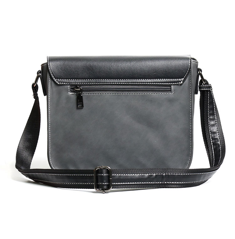 Whatna ミニショルダーバッグ メンズ ポシェット 横型 ショルダーミニポーチ 革 軽量 小型 人気型 耐久性 小さめメッセンジャーバッグ斜め掛け ビジネス 通学 通勤鞄 軽量 実用 自転車 かばん男性用 ブラウン 黒 XM7002-3