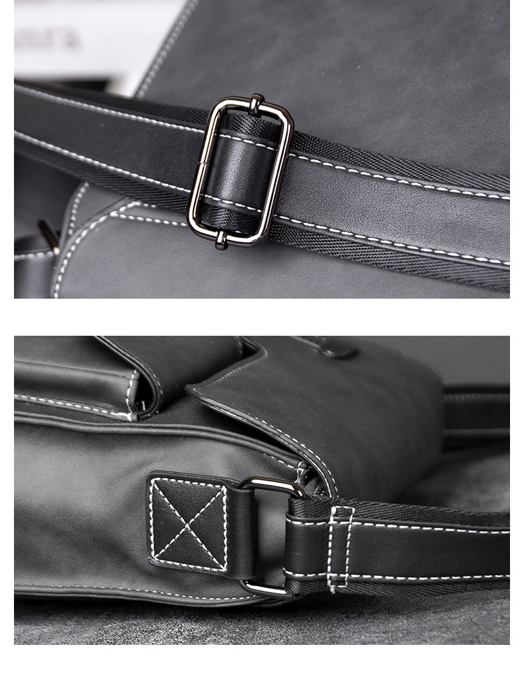 Whatna ミニショルダーバッグ メンズ ポシェット 横型 ショルダーミニポーチ 革 軽量 小型 人気型 耐久性 小さめメッセンジャーバッグ斜め掛け ビジネス 通学 通勤鞄 軽量 実用 自転車 かばん男性用 ブラウン 黒 XM7002-10