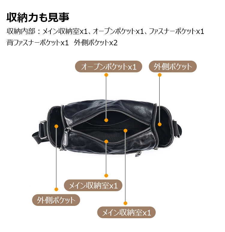 Whatna アンティーク風合い鞣し天 然 牛革ショルダーバッグ メンズ メッセンジャーバッグ 小さめ ビジネスバッグ ipad mini収納可 本革通勤 通学 斜めがけバッグ 自転車 かばん男性用 黒6698-8