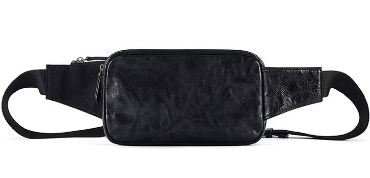 Whatna アンティーク風合い鞣し天 然牛 革 斜めがけ ボディバッグ ワンショルダー メンズ 左右付け替え可能 本革 厚手  レザー6696-4