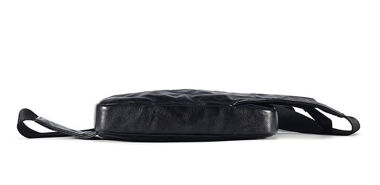 Whatna アンティーク風合い鞣し天 然牛 革 斜めがけ ボディバッグ ワンショルダー メンズ 左右付け替え可能 本革 厚手  レザー6696-5