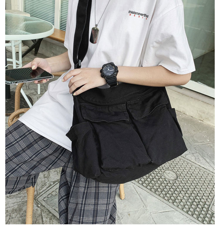 Whatna ショルダーバッグ  レディース  メンズメッセンジャーバッグ 帆布A4 B5 15.6インチPC収納可 大容量 トートバッグ マザーズバッグ 肩掛け ビジネス フォーマル カジュアル バッグ 冠婚葬祭バッグ 手提げバッグ 男性 女性-12