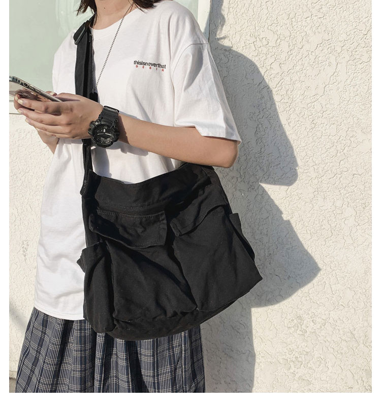 Whatna ショルダーバッグ  レディース  メンズメッセンジャーバッグ 帆布A4 B5 15.6インチPC収納可 大容量 トートバッグ マザーズバッグ 肩掛け ビジネス フォーマル カジュアル バッグ 冠婚葬祭バッグ 手提げバッグ 男性 女性-11