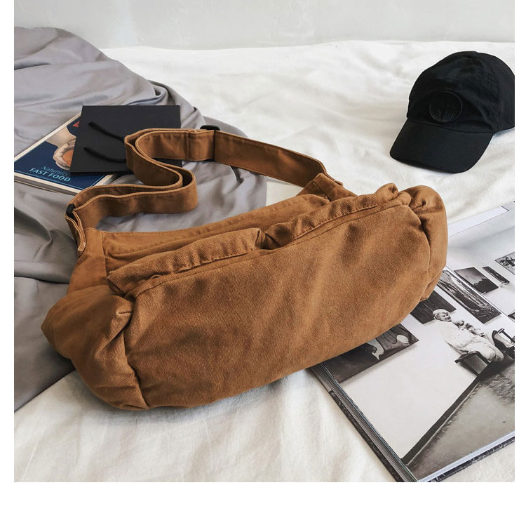 Whatna ショルダーバッグ  レディース  メンズメッセンジャーバッグ 帆布A4 B5 15.6インチPC収納可 大容量 トートバッグ マザーズバッグ 肩掛け ビジネス フォーマル カジュアル バッグ 冠婚葬祭バッグ 手提げバッグ 男性 女性-4